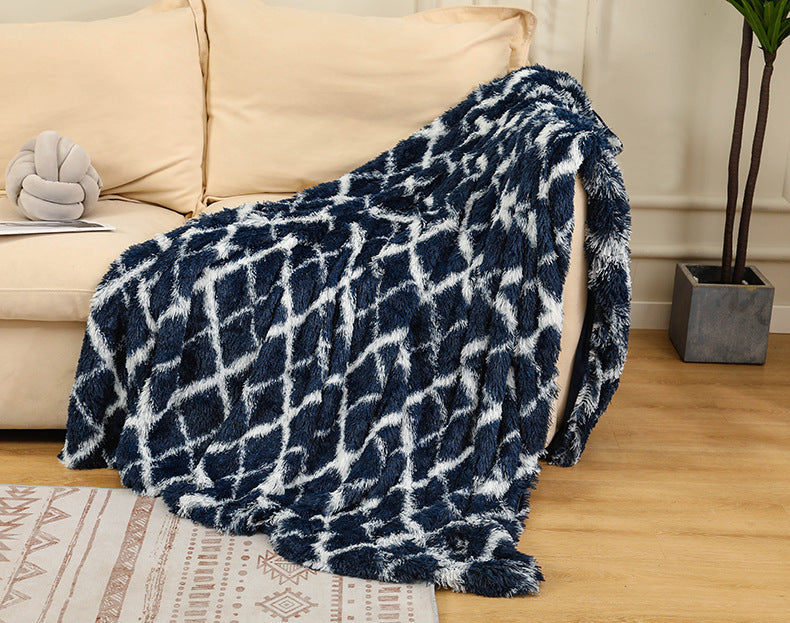 Warm Shaggy Throw Blanket