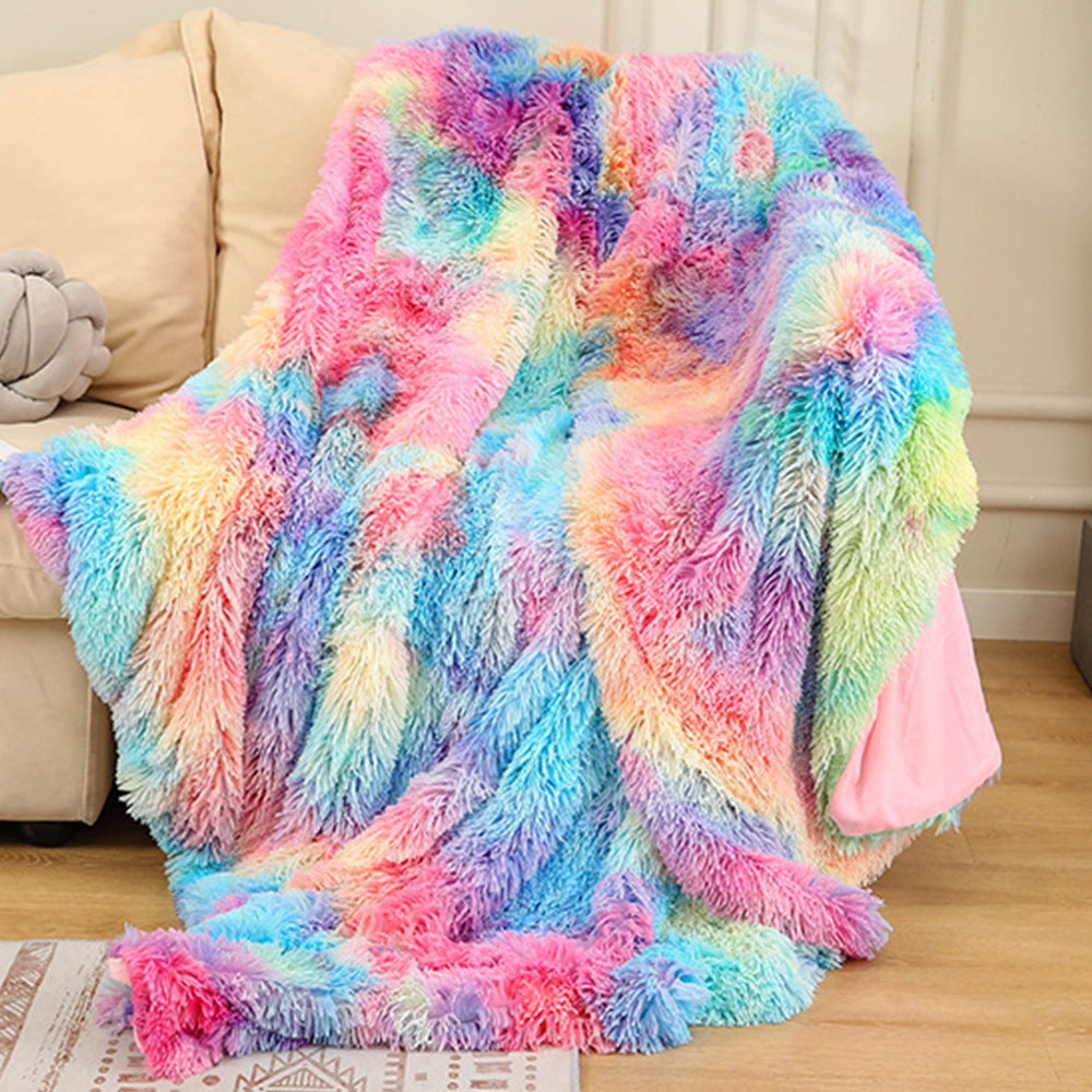 Warm Shaggy Throw Blanket